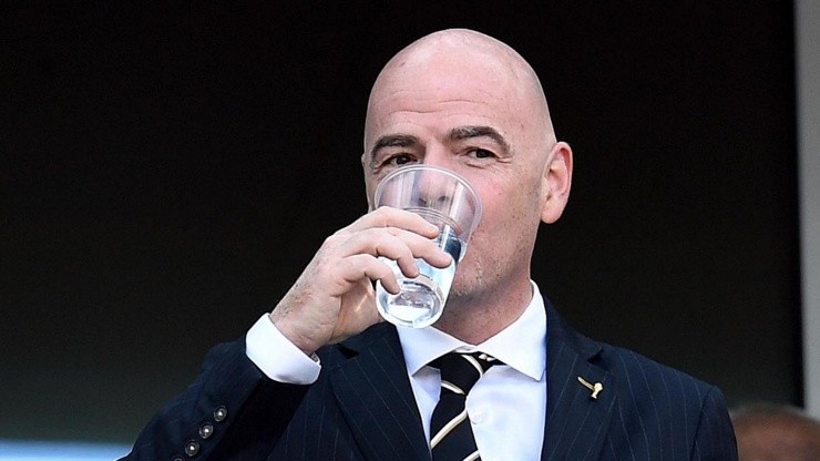 Gianni Infantino, presidente de la FIFA con covid 19 Gianni Infantino, presidente de la FIFA con covid 19