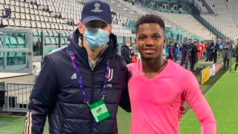 Ansu Fati tuvo un lindo gesto con juvenil de la Juventus