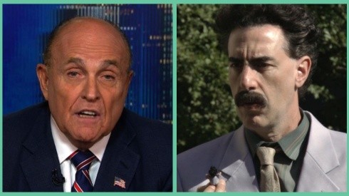 Sacha Baron Cohen le reponde a Giuliani por escena en "Borat 2"
