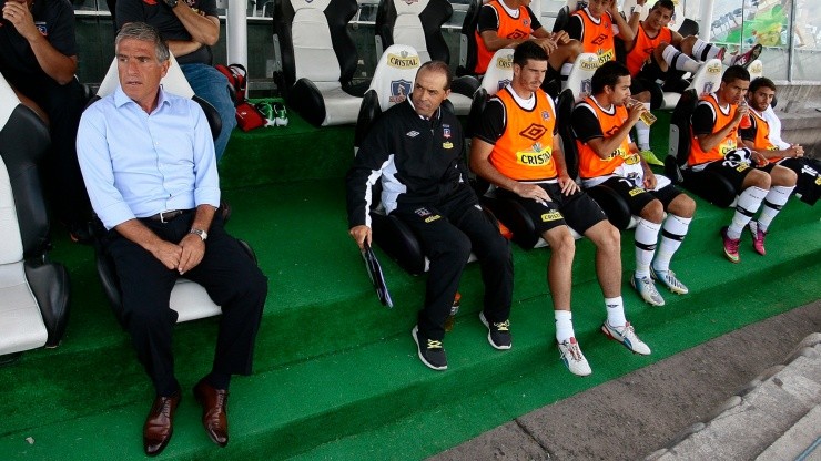 Omar Labruna como entrenador de Colo Colo en 2013