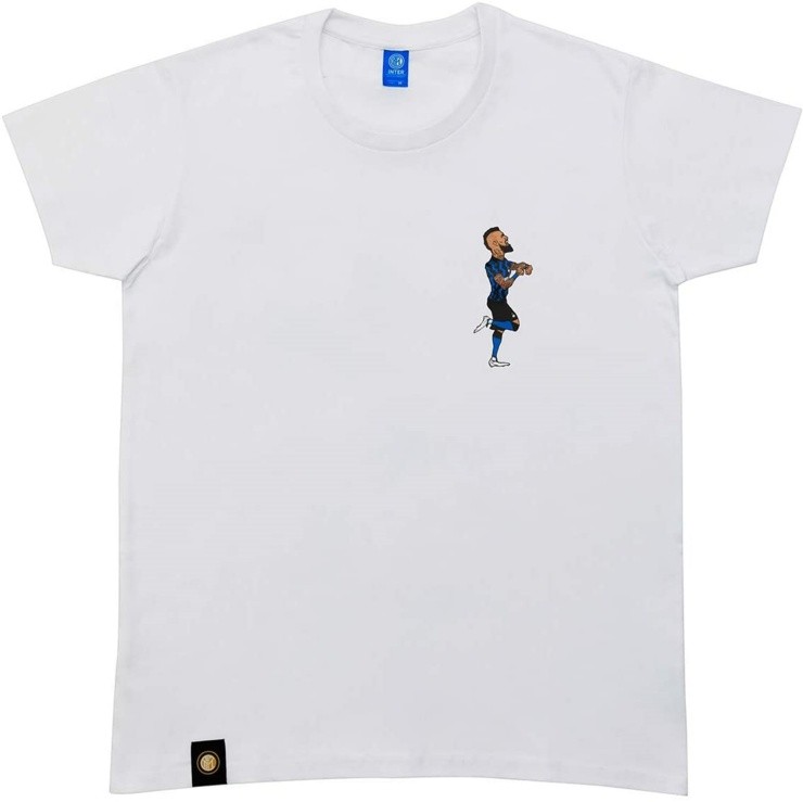 Camiseta blanca de Vidal Inter Characters