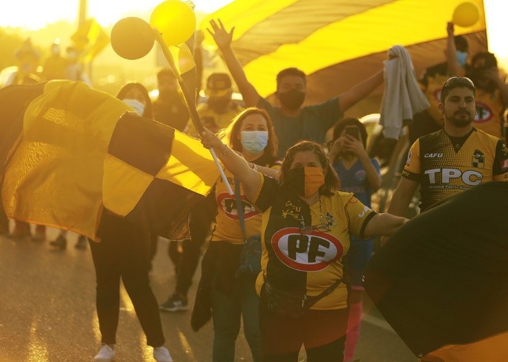 Los jugadores se emocionaron por el recibimiento al regresar a Coquimbo.
