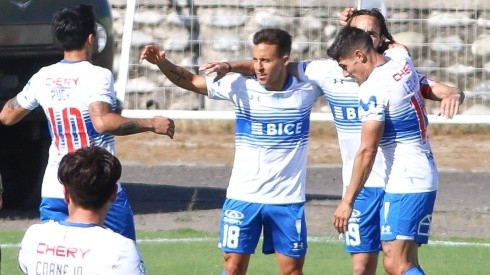 Diego Buonanotte fue figura en el 4-1 de la UC ante Palestino.