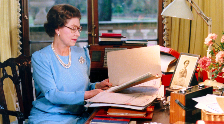La Reina Isabel II en una escena en el documental de NatGeo