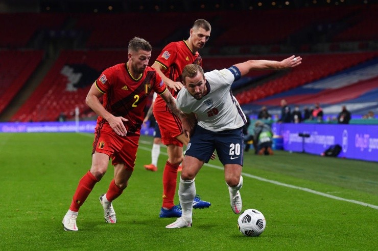 En el duelo de ida entre ambas selecciones Inglaterra derrotó a Bélgica por 2-1. (Foto: Getty)