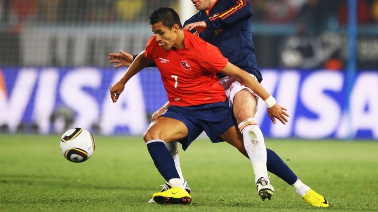 Alexis Sánchez en el Mundial de Sudáfrica 2010