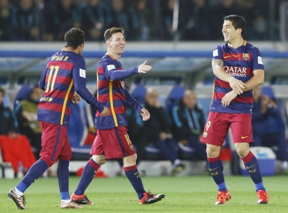 Neymar, Messi, Suárez