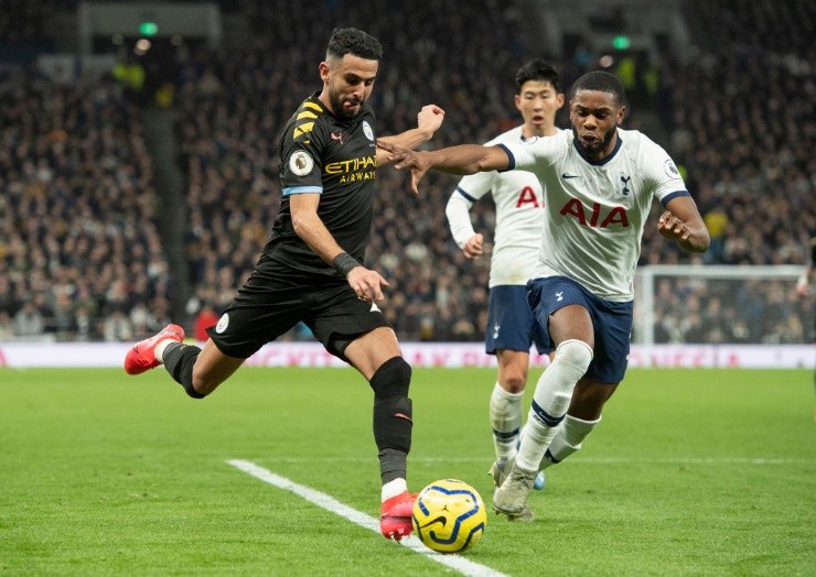 Manchester City frente al Tottenham