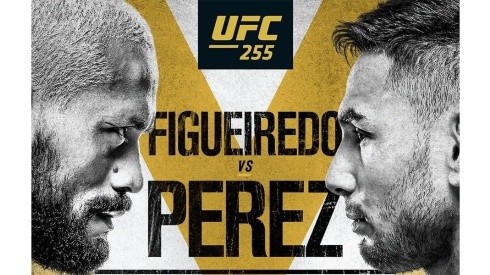 Afiche oficial UFC 255: Figueiredo vs Perez.
