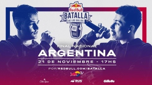 Sorteo de Red Bull Batalla de los Gallos Argentina