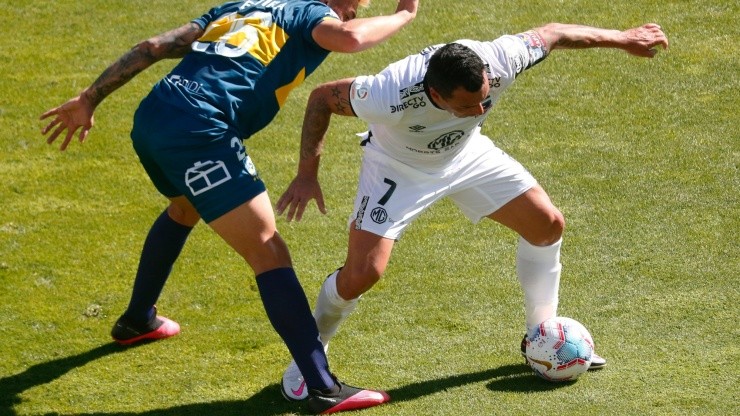 Esteban Paredes marcó cuatro goles en 14 partidos disputados en 2020. Foto: Agencia Uno