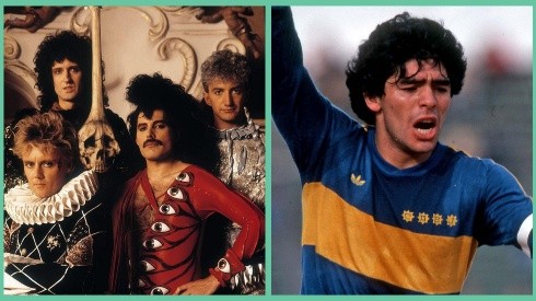 Queen conoció a Maradona en persona en el año 1981.