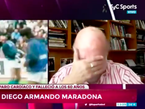 Pagani explota en llanto por Maradona: "Murió el fútbol"