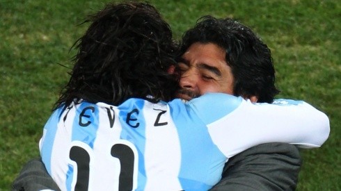 El Apache y Diego fueron muy amigos y ambos compartían el amor por Boca Juniors.