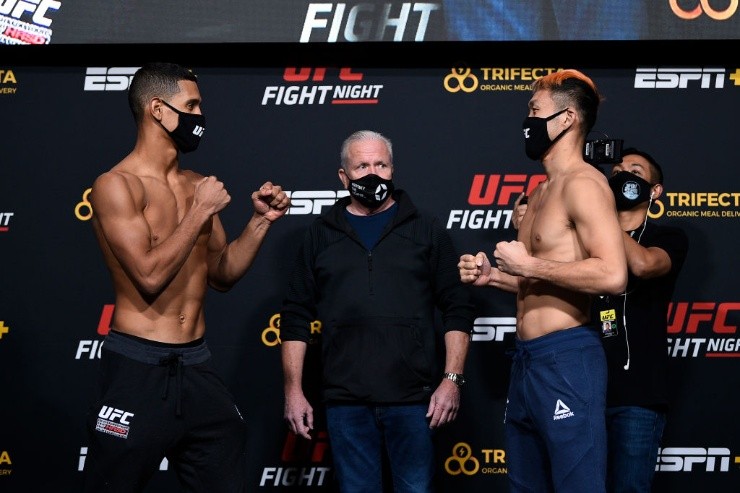 La pelea entre Miguel Baeza vs Takashi Sato será la co-estelar de UFC Fight Night. (Foto Getty)