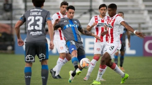 La UC derrotó a River Plate en Uruguay por la ida de la Copa Sudamericana.