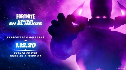 El evento final de Galactus llega a Fortnite