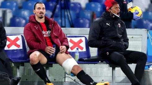 A pesar de sufrir una lesión hace unos dias el goleador Zlatan Ibrahimovic hace todos los esfuerzos para jugar ante Sampdoria