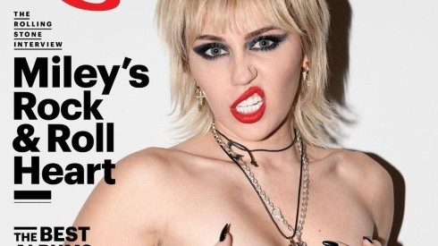 Miley Cyrus es la dueña absoluta de la actual portada de la revista Rolling Stone.