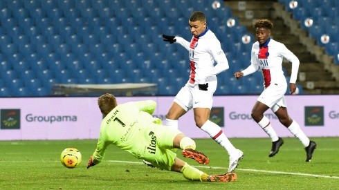 Mbappé puso la guinda de la torta del PSG ante el Montpellier