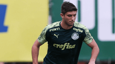 Benjamín Kuscevic se estrenó en Palmeiras en el 2-2 ante Santos.
