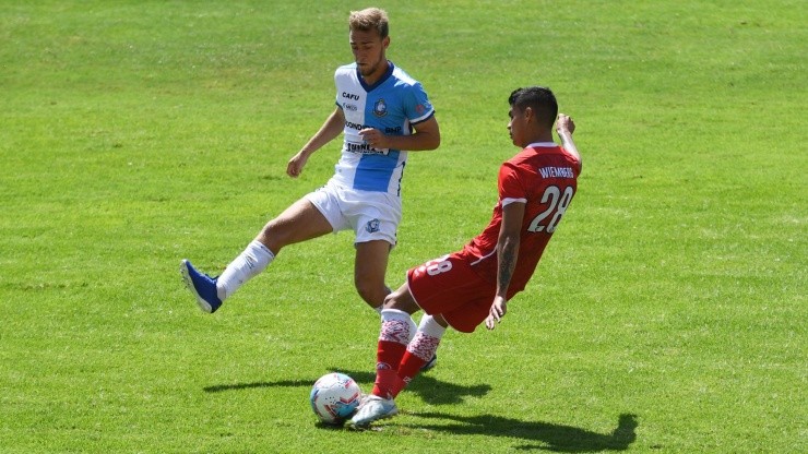 Eric Wiemberg ha sido una de las buenas figuras de Unión La Calera en la segunda parte de la temporada. Foto: Agencia Uno