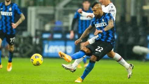 Arturo Vidal se habrá perdido los últimos dos partidos de Champions League en el Inter de Milán, el anterior por suspensión