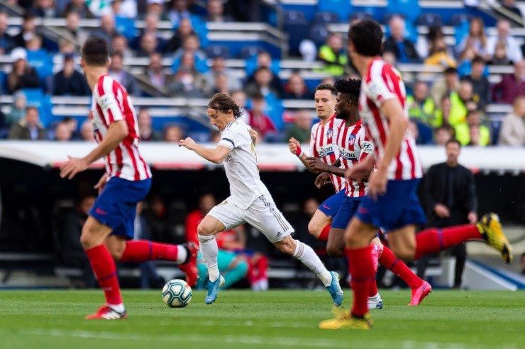 En el último encuentro entre el Atleti y el Real Madrid, los merengues se llevaron la victoria por 1-0. (Foto: Getty)