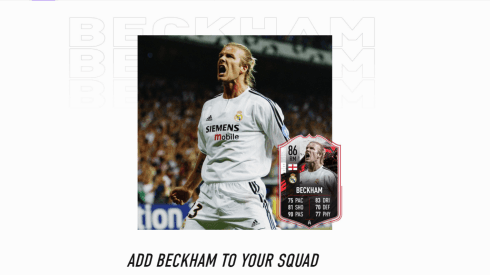 Beckham gratis en FIFA 21