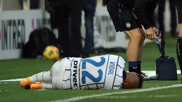 Arturo Vidal por primera vez se pierde partidos por lesión en las dos últimas temporadas. Foto: Getty Images