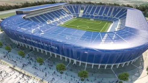 Maqueta del último proyecto de estadio para Universidad de Chile