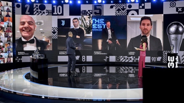 Cristiano Ronaldo en los premios FIFA The Best