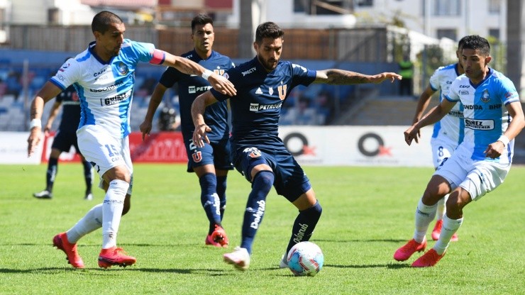 Universidad de Chile ha perdido chance de acercarse a zona de Copa Libertadores con una racha de cuatro empates en cinco partidos. Foto: Agencias Uno