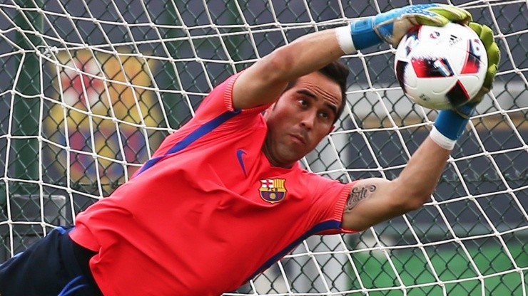 Claudio Bravo en el Barcelona