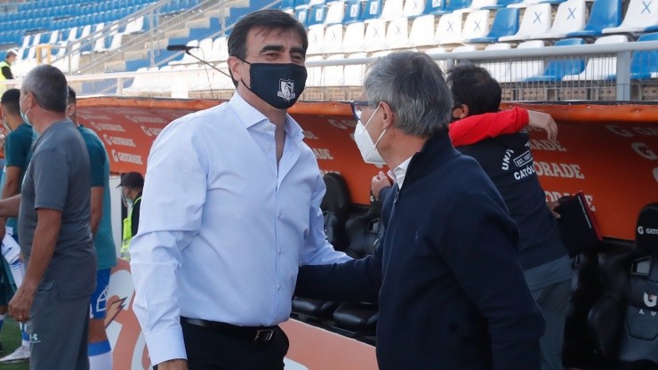 Gustavo Quinteros y Ariel Holan