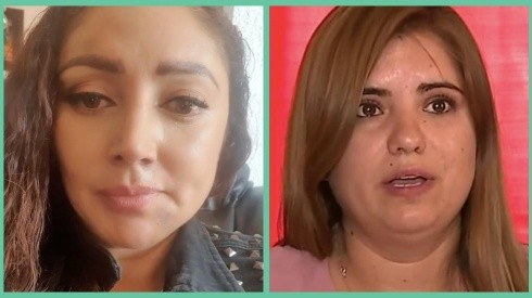 Carolina Molina, "La Rancherita", junto a Nataly Rivas, una de sus supuestas agresoras.