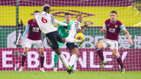 Pogba anotó el gol del triunfo ante el Burnley