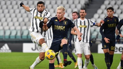 La Juve trabajó extra contra Genoa en la Coppa Italia.