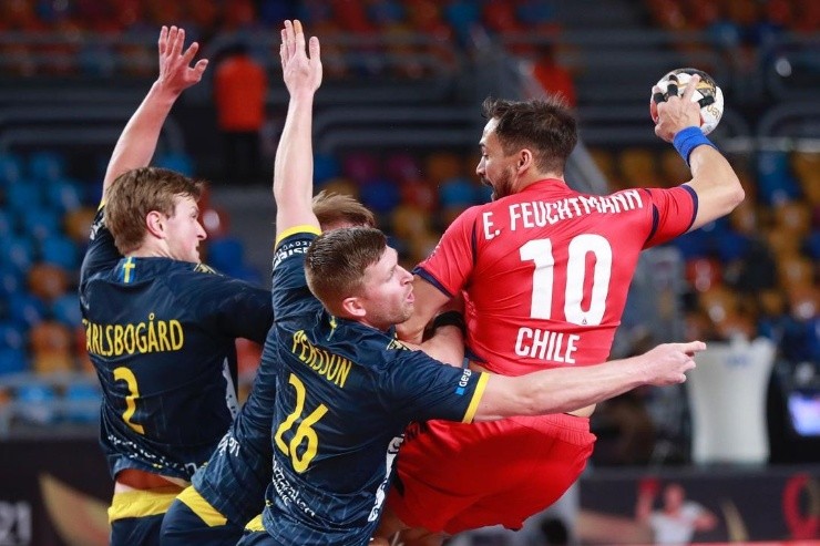 Chile enfrenta a Macedonia en el cierre del Grupo G del Mundial de Balonmano. (Foto: Instagram @BalonmanoChile)