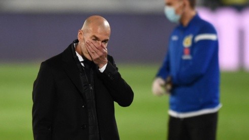 Zinedine Zidane luego de la eliminación del Real Madrid