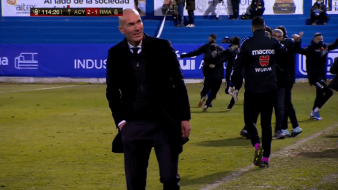 Zinedine Zidane y el Alcoyanazo del Real Madrid en Copa del Rey.