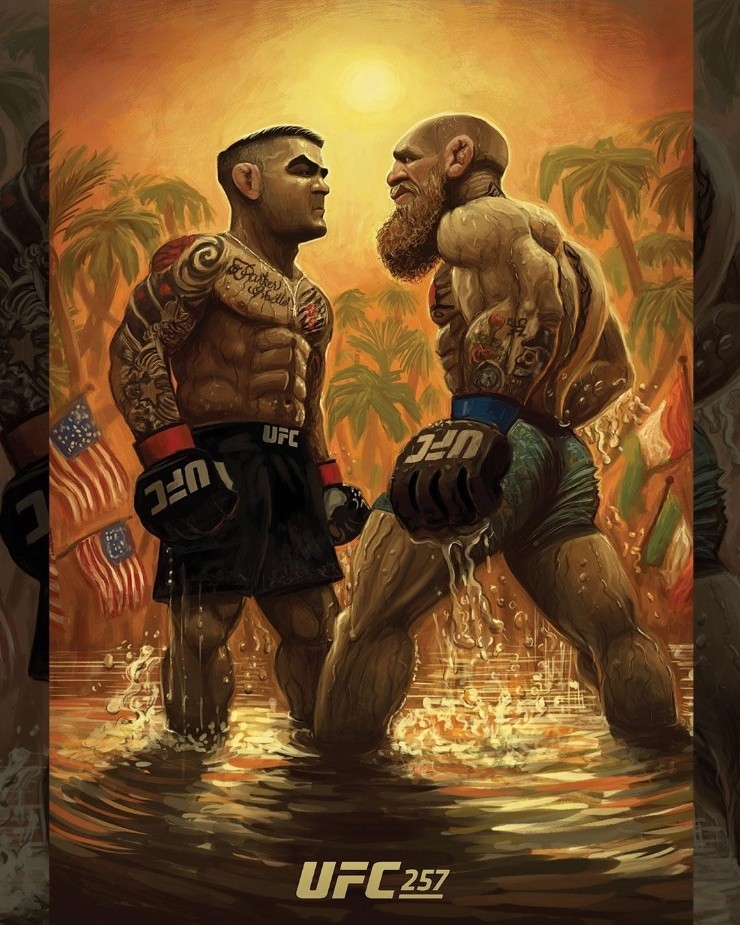 Poirier vs McGregor se roba todas las miradas de UFC 257. (Foto: UFC)