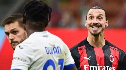 Zlatan encara a Duván Zapata