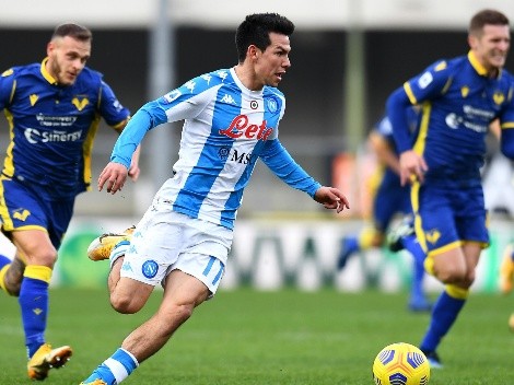 Chucky Lozano marca el gol más rápido en la historia del Napoli
