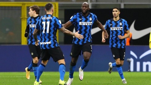 Lukaku y el 1-1 del Inter contra el Milan.