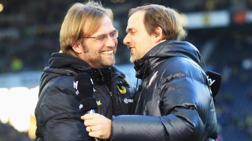 Klopp y Tuchel se conocen desde cuando ambos dirigían en la Bundesliga.