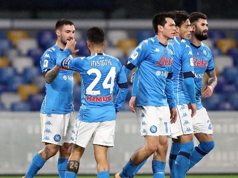 Napoli golea al Spezia y clasifica a semis de Copa Italia