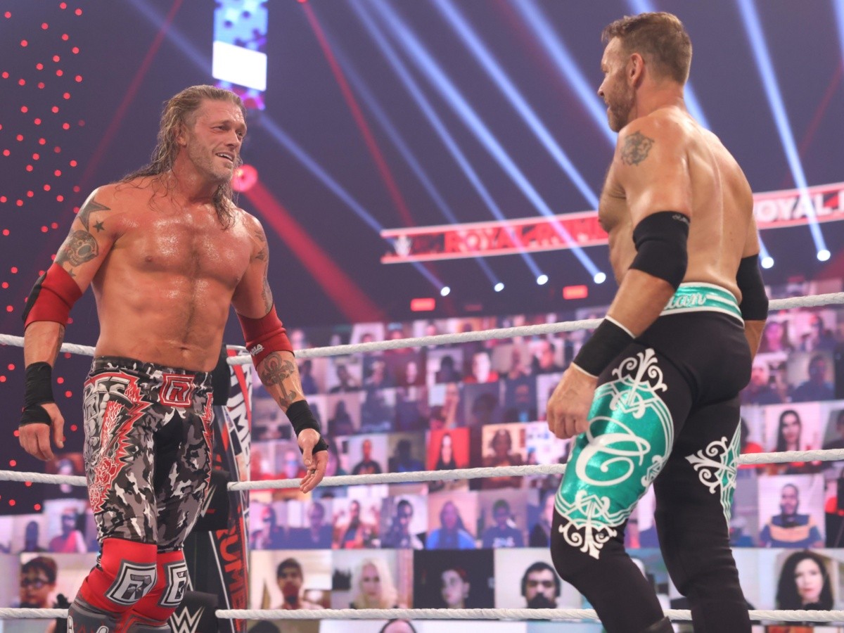 Edge y Christian en el Rumble.