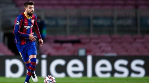 Gerard Piqué no juega en Barcelona desde noviembre por lesión.
