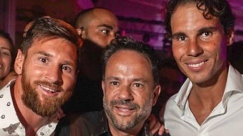 Lionel Messi junto a Rafael Nadal en Ibiza